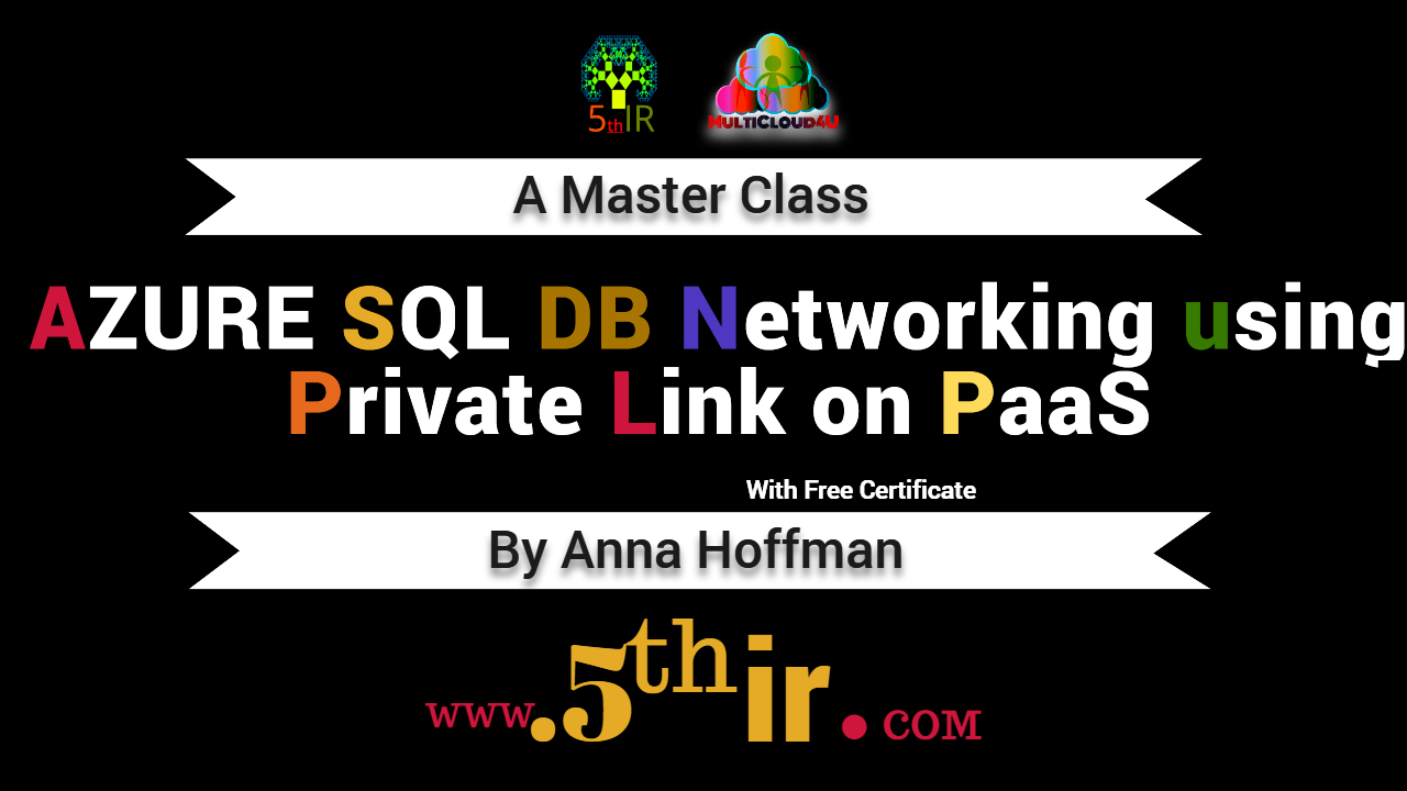 AZURE SQL DB Networking using Private Link on PaaS